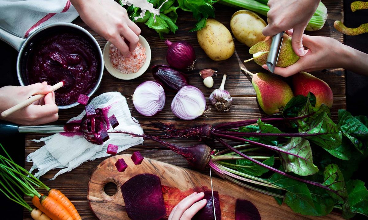 Cooking Beetroot soup